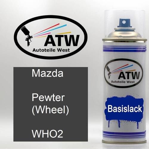 Mazda, Pewter (Wheel), WHO2: 400ml Sprühdose, von ATW Autoteile West.